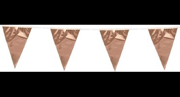 6x Vlaggenlijn Rosé Goud 10 meter - Verjaardag Feest Party Festival Poolparty Decoratie