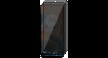 Privacy Screenprotector geschikt voor Motorola Moto G34 - 2x Volledig Dekkend Glas Screen Protector