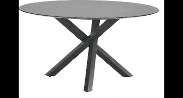Garden Impressions Gigi Tuintafel Diamond Black - Ø120 cm
