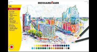 Eberhard Faber kleurpotloden - Artist Color - 36 stuks - metaaletui - EF-516136