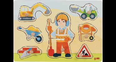 Steekpuzzel - Wegenwerker