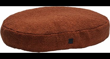 Designed by Lotte Yndis - Hondenkussen - Ovaal - Terracotta - 100x70x15 cm