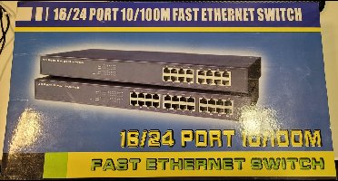 24 POORT NWAY SWITCH 10/100 M FAST ETHERNET