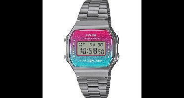 Casio Vintage A168WERB-2AEF Unixex Horloge 36,3 mm - Zilverkleurig