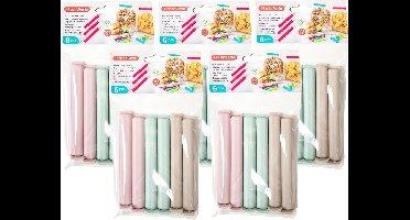 Plasticforte 30x afsluitclips / vershoudclips - 10 cm - keuken/voedsel zakjes afsluiten - Vershoudklemmen - vershoudknijpers