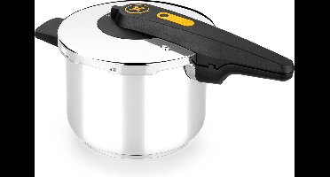 BRA A185703 niet-elektrische snelkookpan 7 l Zwart, Zilver