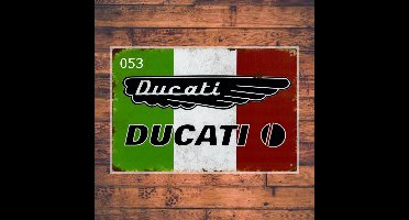 Wandbordje Ducati Logo