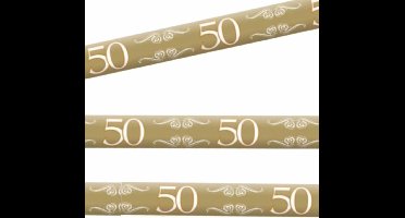 Folat gouden jubileum markeerlint - 50 jaar - feestartikelen - feest versiering