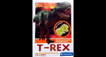 Clementoni Wetenschap & Spel - Glow in the Dark - T-rex - Experimenteerdoos - Archeologie speelgoed - Opgravingsset