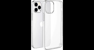 HEM Transparant Siliconen Hoesje Geschikt Voor iPhone 12 Pro Max – Flexibele TPU Backcover – Doorzichtig Telefoonhoesje