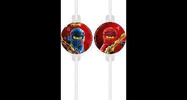 Vegaoo - 4 Lego Ninjago rietjes