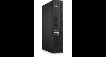 Dell Intel Core i3-7100T, 4GB (DDR4), 500GB (HDD), Intel HD Graphics 630, Windows 10 Pro (64 bit), 4 x USB 3.0, 2 x USB 2.0, 1 x LAN, 1 x Display Port, 1 x HDMI, 1 x LAN, 1.17 kg