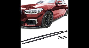 Side Skirts Zijskirt voor Bmw 1 Serie F20 F21 LCI M Pack Side glans Zwart
