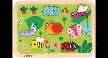 Janod - Chunky puzzel - De tuin