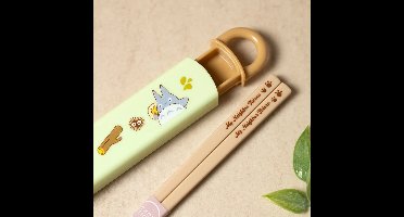 Ghibli - My Neighbor Totoro - Totoro en Chatbus Eetstokjes Doos Set 16.5cm