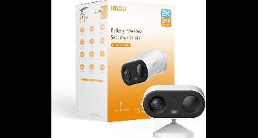 Imou Cell Go Full Color - Beveiligingscamera - 2K Draadloos Bewakingscamera Voor Buiten - 5000 mAH Accu - Eenvoudige Installatie - AI-Persoonsdetectie - Met Opslag - Smart Full Color Night Vision - IP65 Weerbestendig - Compatibel Met Zonnepaneel