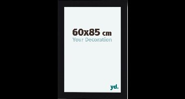 Your Decoration - Fotolijst 60x85 cm - MDF - Zwart Hoogglans - Como