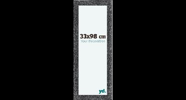 Your Decoration - Fotolijst 33x98 cm - MDF - Grijs Geveegd - Como
