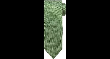 Stropdas Zijde Groen K81-10 - Effen - Heren das