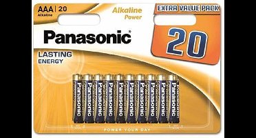 Panasonic Alkaline Power AAA 20
