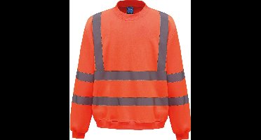 Yoko Signalisatie Sweatshirt YHVJ510 - Hi Vis Orange - 3XL