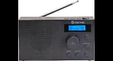 Denver DAB Radio - DAB+/ FM Radio - 40 voorkeuzezenders - Wekkerradio - DAB51B