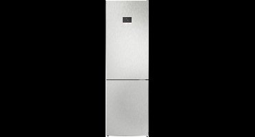 Bosch KGN367LDF - Serie 4 - Koel-vriescombinatie - Zeer stil - Energielabel D - Total No Frost: Nooit meer ontdooien - RVS- VitaFresh XXL 0°C: houd etenswaren langer vers met extra ruime vershoudlades
