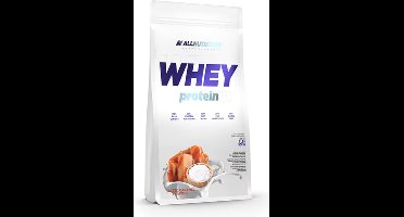AllNutrition | Whey protein | Salted Caramel | 908gr 30 servings | Eiwitshake | Proteïne shake | Eiwitten | Whey Proteïne | Supplement | Concentraat | Nutriworld