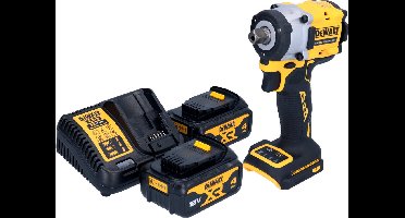 DeWalt DCF 922 M2 accu-slagmoersleutel 18 V 406 Nm 1/2" borstelloos + 2x oplaadbare accu 4.0 Ah + lader