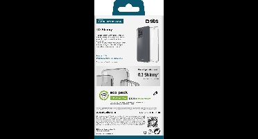 SBS TESKINXIR12T mobiele telefoon behuizingen 17,2 cm (6.79") Hoes Transparant