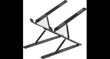 Hoogwaardige VVGAOGES verstelbare laptopstandaard - opvouwbaar en draagbaar - voor 10-15,6 inch laptops en tablets - zwart
