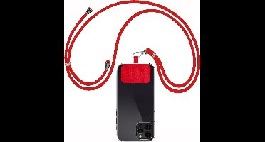 Telefoon Koord Universeel Telefoonkoord Verstelbaar - Telefoonkoorden Universeel Verstelbaar - Rood