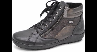 Remonte R1458 03 Dames Veterschoen - Zwart - 41