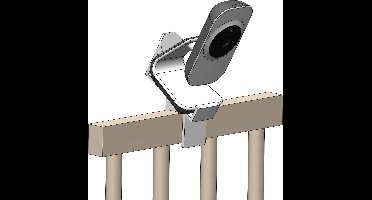 Bevestigingsbeugel adapter Alecto DVM-71 - Ikea Sniglar