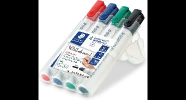 STAEDTLER Lumocolor whiteboard marker 351 B - box met 4 kleuren