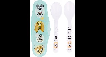 Disney Baby klassiek reisbestekset - opbergdoosje met 2 lepels