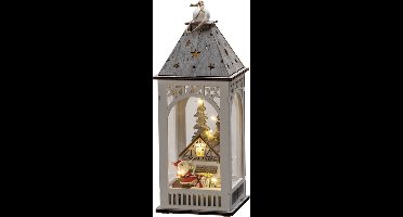 Konstsmide 3270-210 LED-decor Huis Warmwit LED Wit Timer