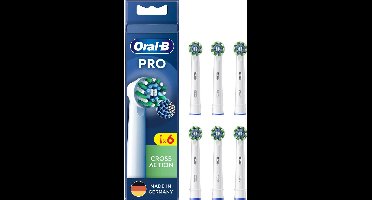 Oral-B Pro Cross Action - Opzetborstels - 6 Stuks - Grondige Reiniging