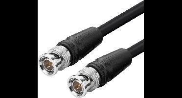 Microconnect BNC-HDSDI-2M coax-kabel RG-6 Zwart