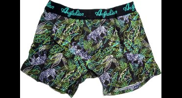 Australian boxershorts - tijger - zwart - groen - ondergoed - maat 146/152