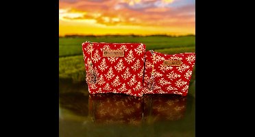 Reistas - Make up Tasje - Handig tasjes - Vedantan - 2 stuks - 22 x 22 cm & 18 x 15 cm - Accessoires - Sleutels - Geld - paspoort - pinpas - cosmetica