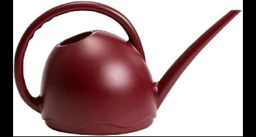 Gieter Medusa lange tuit van kunststof voor binnen 1,8 liter, bordeauxrood