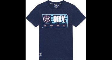 Manchester City Navy T-Shirt Kinderen - Maat 116 t/m 164 - Man City Fan Shirt - Jongens en Meisjes - Officieel City T-Shirt