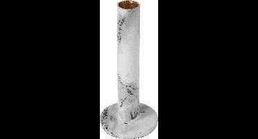 Countryfield kandelaar Pilaar Madras M Marmerwit 7x7x16cm
