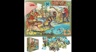 Depesche - Dino World puzzel - 50 stukjes