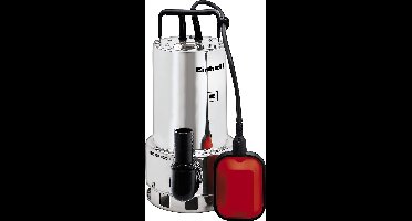 Einhell Elektrische Vuilwaterpomp GC-DP 1020 N - 1000 W - 18000 l/u - Vuil tot Ø20 mm - Traploos instelbare vlotterschakelaar - Behuizing van RVS - Incl. universele slangaansluitingen