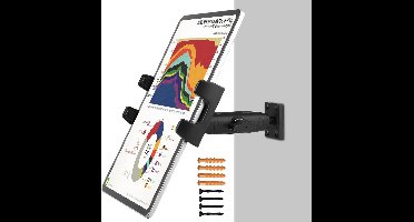 Wandhouder voor tablet met lange arm - 360 ° verstelbaar - geschikt voor 4 ~ 15 inch tablets - iPad Pro 12.9 Galaxy Tab Surface Switch - voor klaslokalen