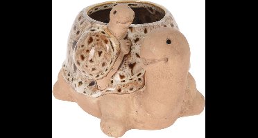 Porseleinen tuinpot, kikker, 15 x 11 cm