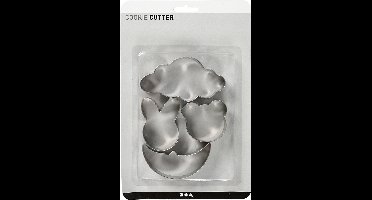 CC Uitsteekvormen Wolk, Haas, Beer, Lieveheersbeestje, H: 10 cm