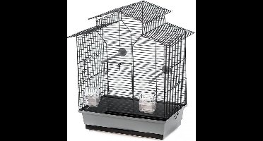 Duvo+ Kooi iza 2 Grijs/zwart 51x30x60,5cm